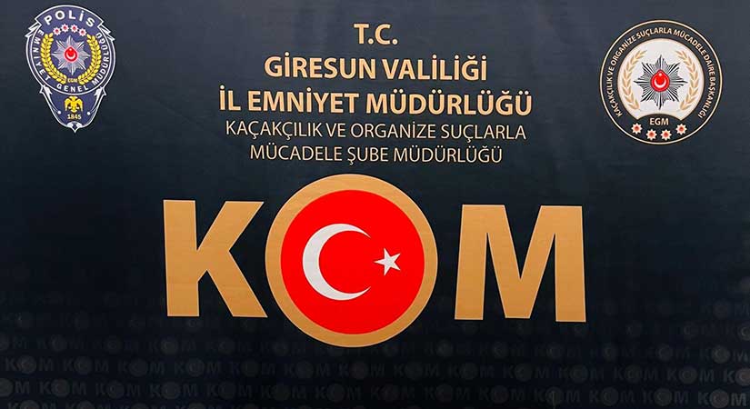Giresun’da ‘Lugano’ suç örgütüne darbe