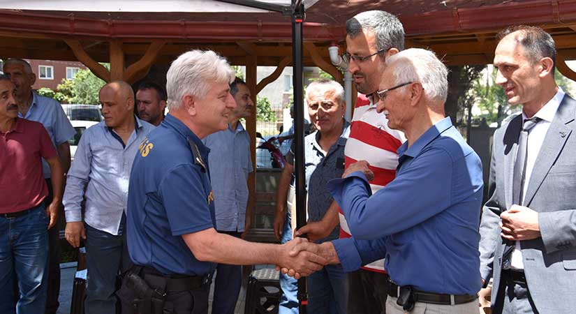 Polis ve vatandaş toplanarak şehrin huzur ve güvenliği ele alındı