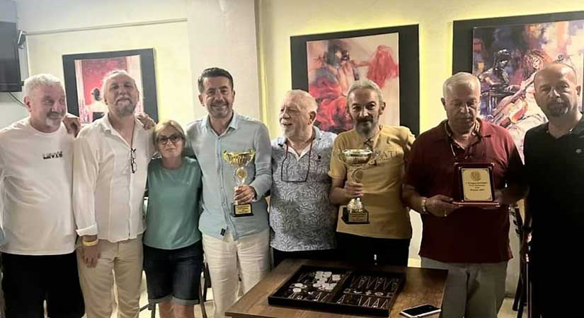 GGD’de yapılan “Tavla Turnuvası” sona erdi