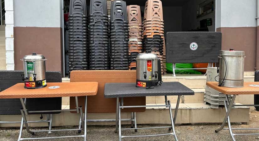 Ücretsiz tabure ve semaver hizmeti