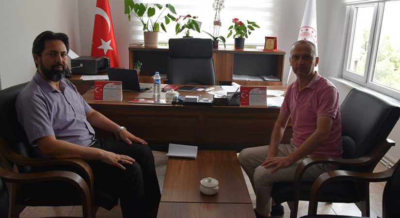 Müftü Gülbe’den Algan’a ziyaret