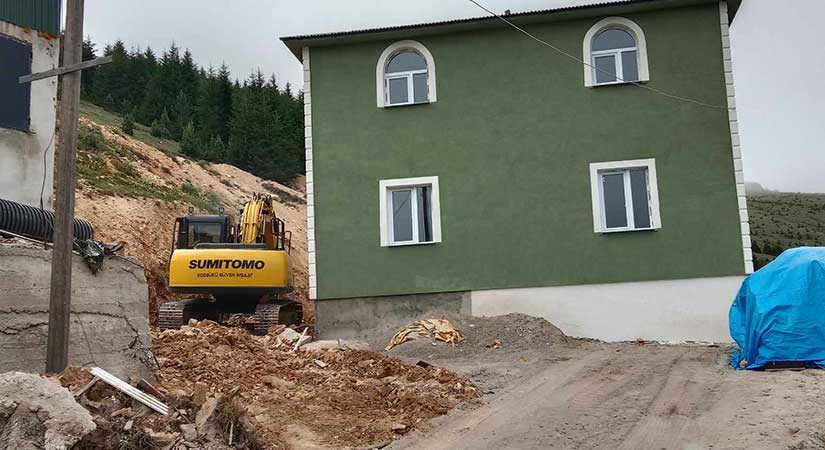 Sırataş yaylasına cami yapıldı