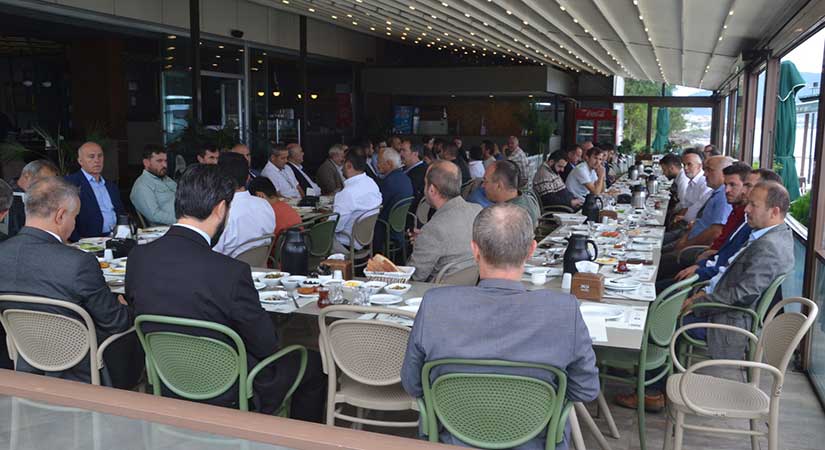 Din görevlileri birlikte kahvaltı yaptı