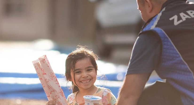 Başkan Karadere’den, üreticilere pide ikramı