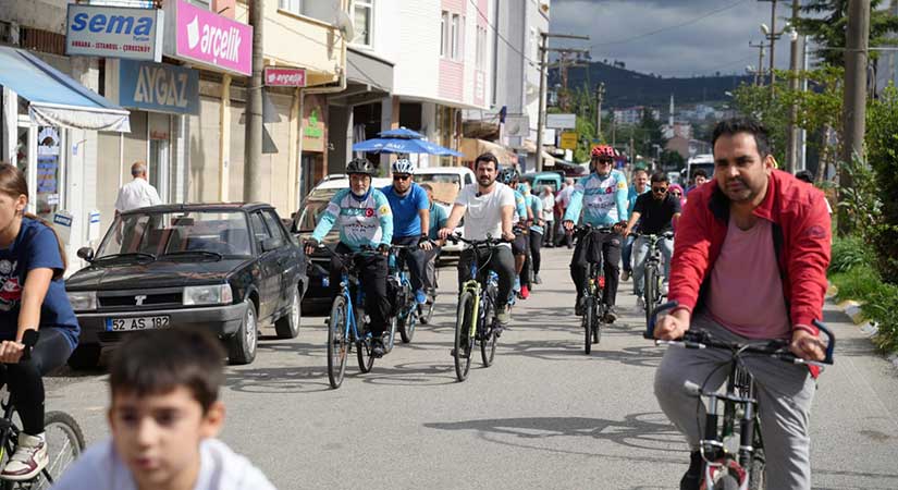 Piraziz’de bisiklet turu düzenlendi