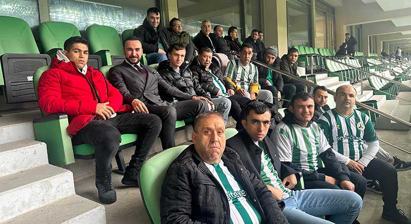 Özel misafirler locada ağırlandı