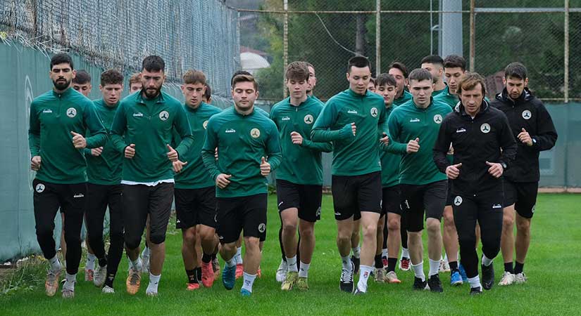 Giresunspor kritik 68 Aksarayspor maçına hazırlanıyor