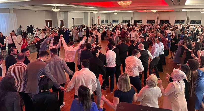 ABD’de Giresunlular Elif ile Emircan’ın düğününde buluştu