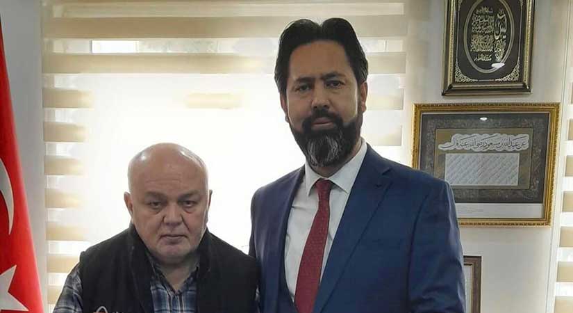 Şair, Yazar Usta’dan Müftü Gülbe’ye kitap hediye