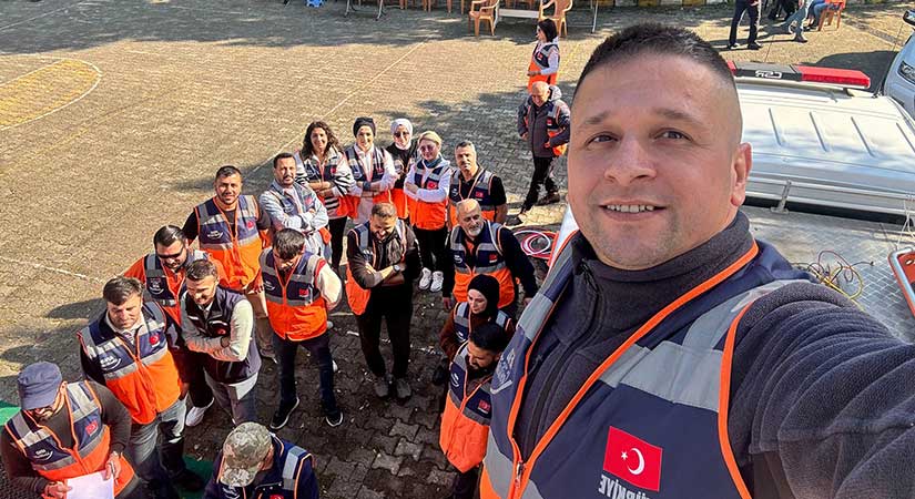 AFAD gönüllüleri omuz omuza bir araya geldi