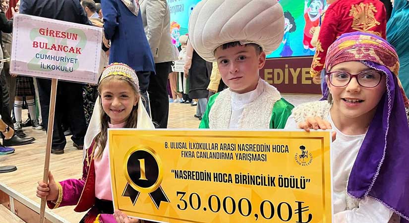 Bulancak Cumhuriyet İlkokulu Türkiye Birincisi oldu