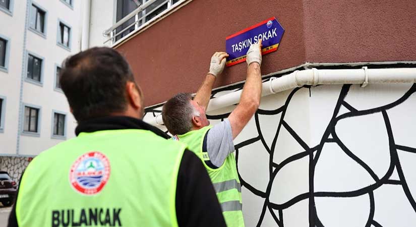 Bulancak’ta numarataj çalışmaları tamamlandı