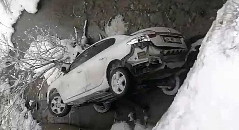 Çamoluk İGM üyeleri trafik kazası geçirdi!