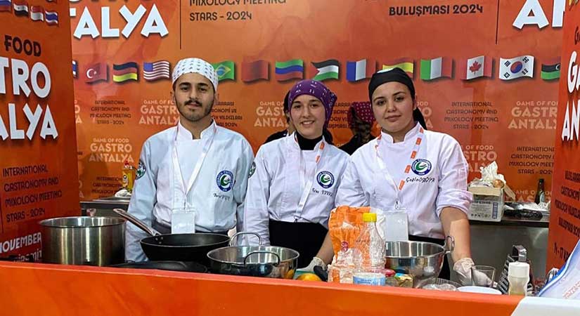 Uluslararası yemek yarışmasında iki ödül