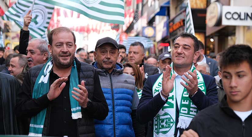 Yeşil Beyazlı taraftarlar Giresunspor için tek yürek oldu
