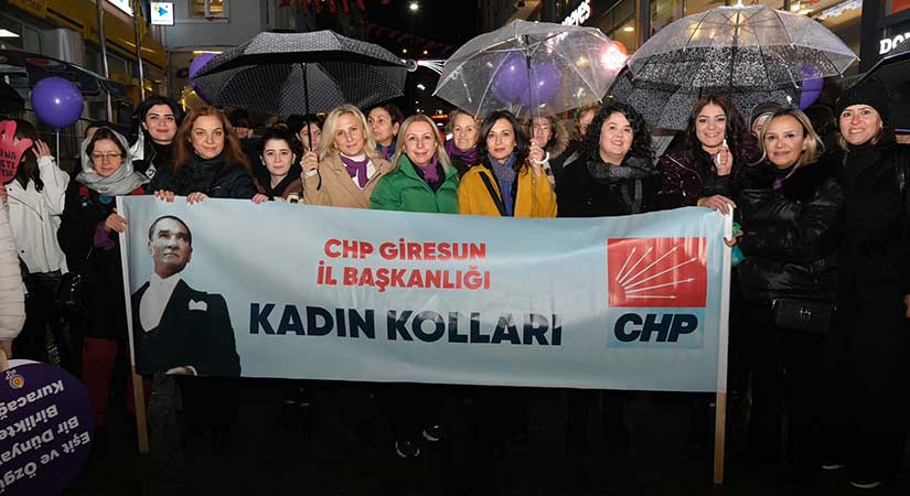 Kadına Yönelik Şiddette CHP’li kadınlardan basın açıklaması