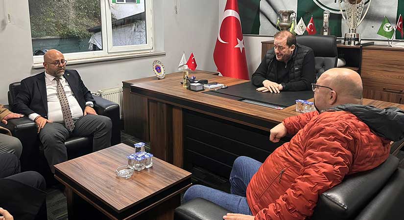 MHP İl Başkanı’ndan Giresunspor’a ziyaret!