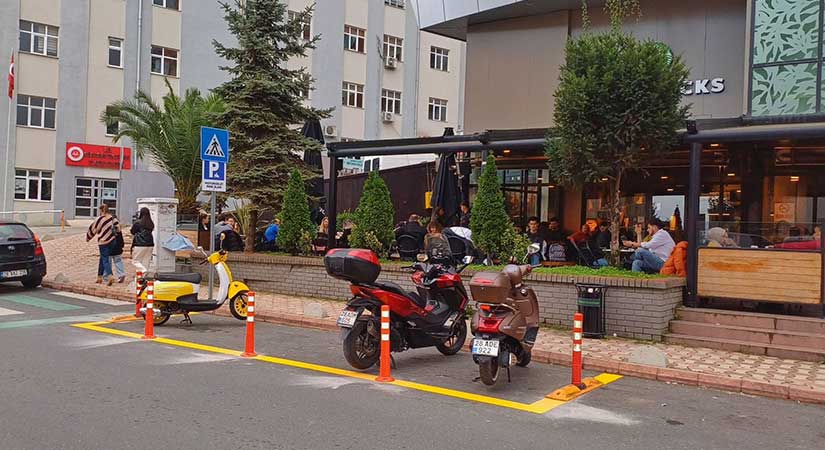 Motosiklet park yerlerinin sayısı artırıldı