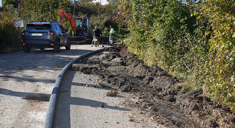 Piraziz’de içme suyu hattı yenileniyor