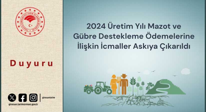 Mazot ve gübre desteği için icmaller askıda!
