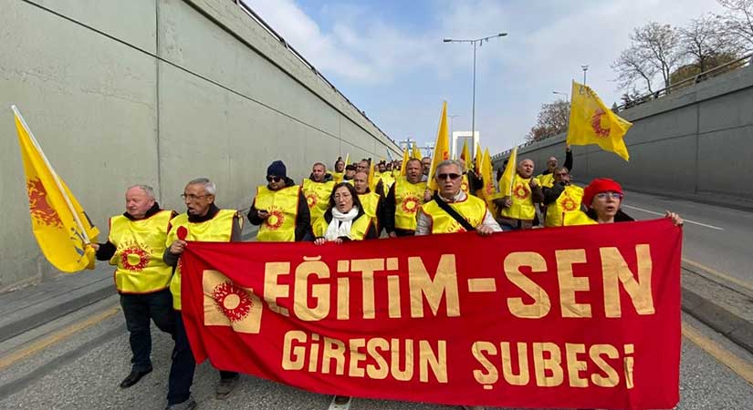 Eğitim- Sen, böyle isyan etti: Geçinemiyoruz