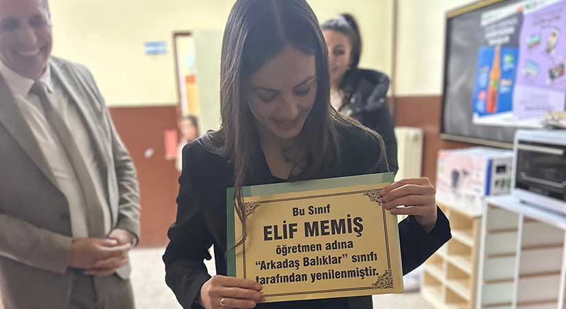 En Anlamlı Öğretmenler Günü hediyesi Elif öğretmene