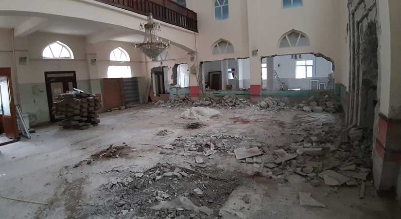 Espiye’de Yeni Camide bakım ve onarım