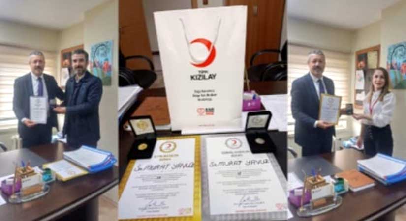 Müdür Yardımcısı Yavuz 41.kez kan bağışladı