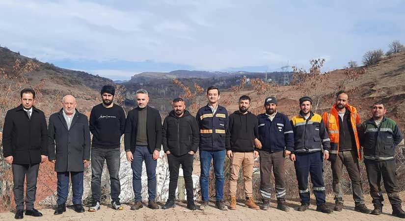 Şebinkarahisar’da, madenciler unutulmadı