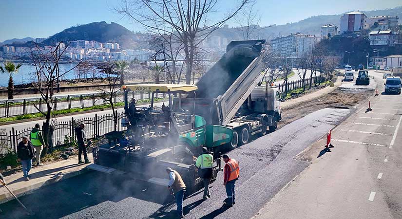 Giresun Belediyesi’nden asfalt atağı