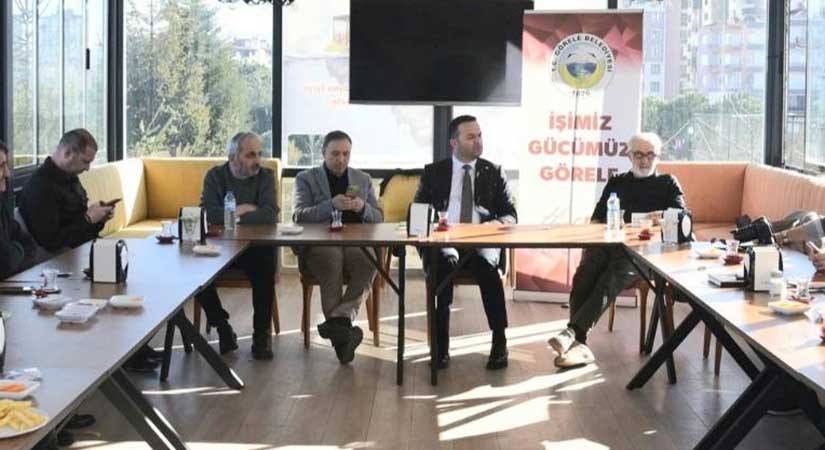 Başkan Dede, gazetecileri ağırladı