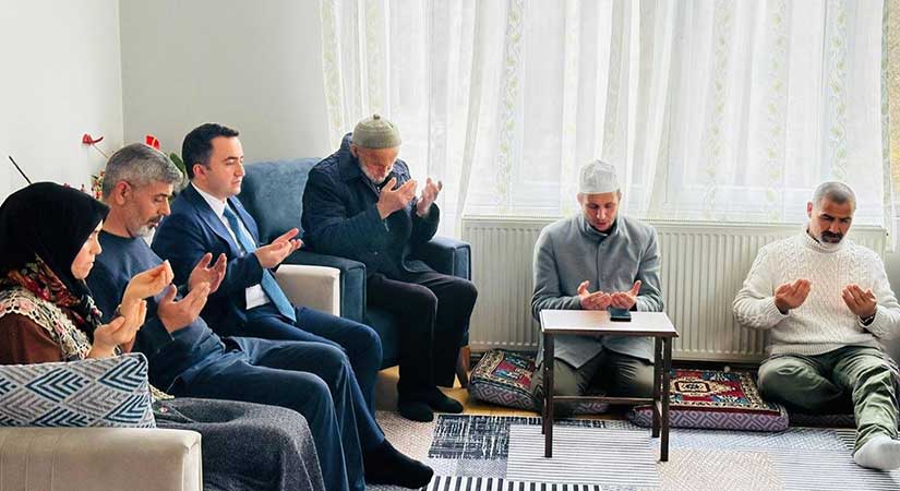 Kaymakam Kavanoz’dan, acılı aileye ziyaret