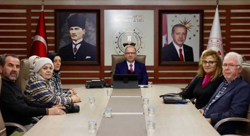 Vali Serdengeçti’nin konuğu oldular