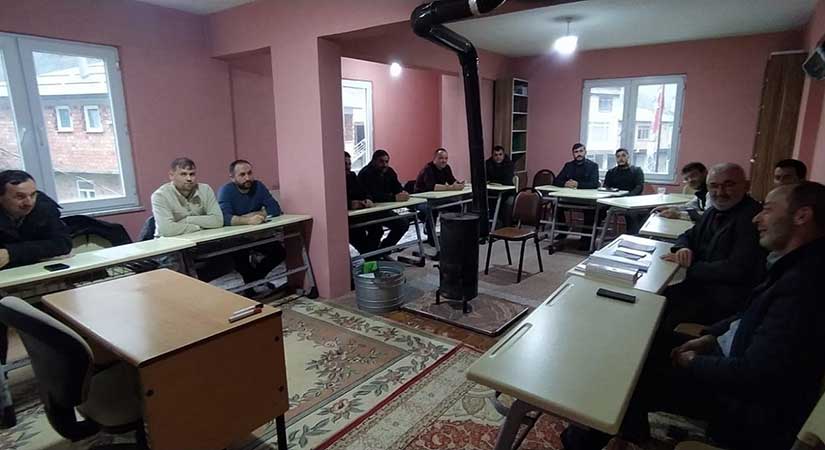 Vaaz kursu sona erdi