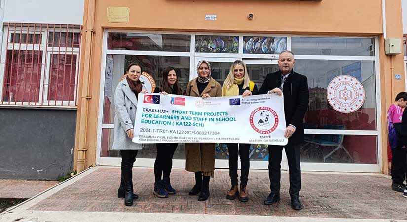 Espiye Atatürk Ortaokulu’ndan Erasmus+ Atağı