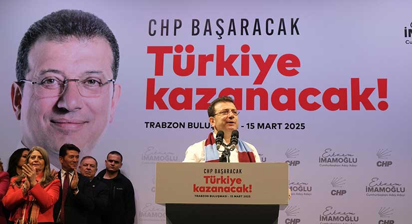 İmamoğlu’nun Trabzon mitinginde Giresun tam kadro sahadaydı