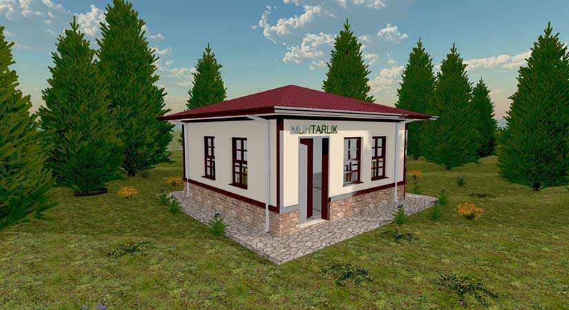 Giresun köylerinde muhtar evlerine yenilik rüzgarı