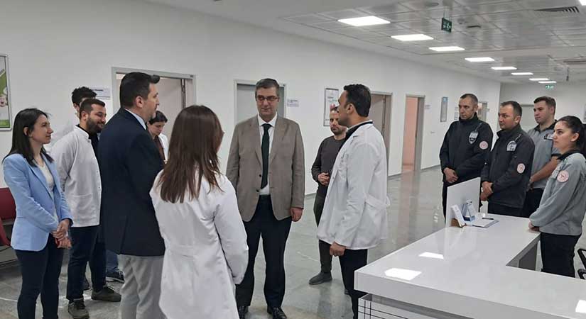 İl Sağlık Müdürü Dr. Aksoy’dan TSM ve SHM’ye ziyaret