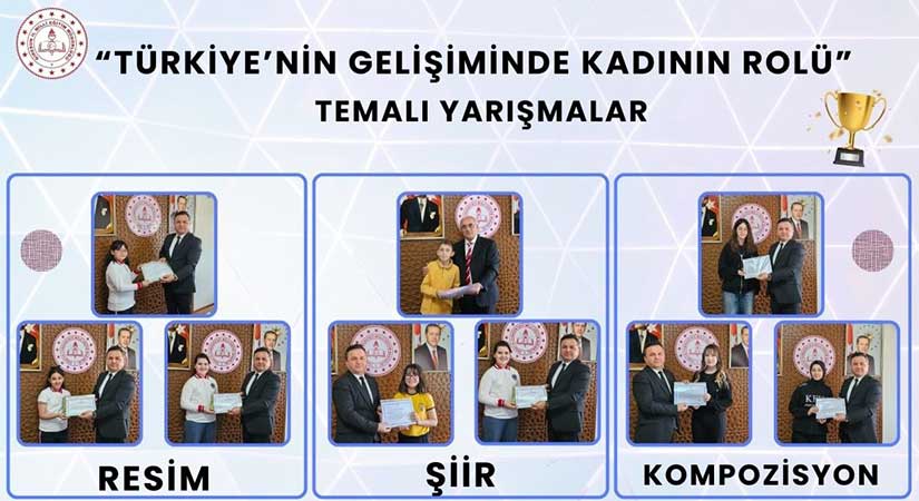 Ülkenin Gelişiminde Kadının Rolü temalı yarışma