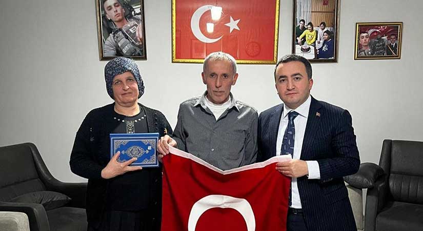 Kaymakam Kavanoz, şehit ailesinin iftar konuğuydu