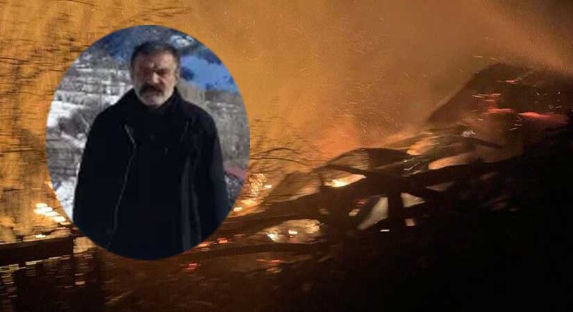 Sobadan sıçrayan kıvılcım felakete yol açtı