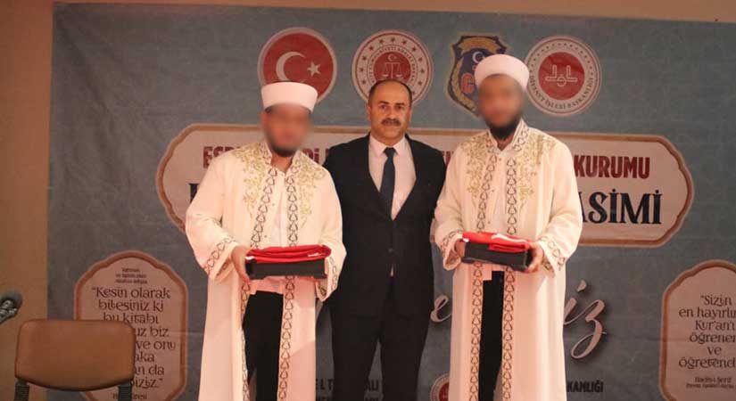 Cezaevinde Hafızlık İcazet merasimi düzenlendi