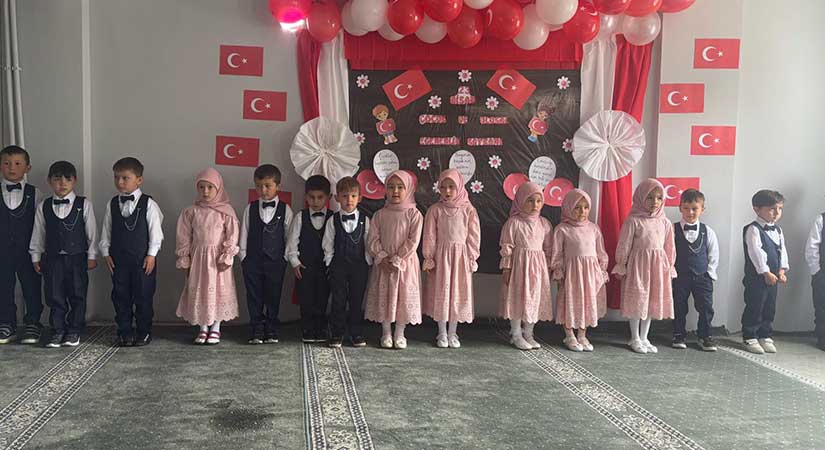 Espiye’de 4-6 Yaş Kur’an kurslarında 23 Nisan coşkusu