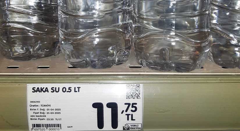 Suya zam yok, ama 3 harfli markette resmen vurgun!