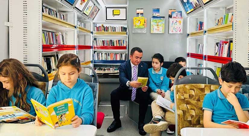 Gezici kütüphane Espiye’de