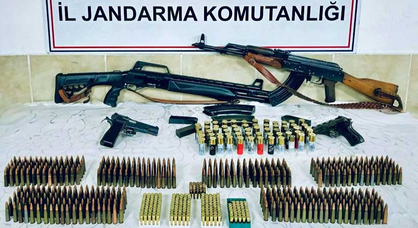 Cephanelik ele geçirildi, zanlı serbest bırakıldı!