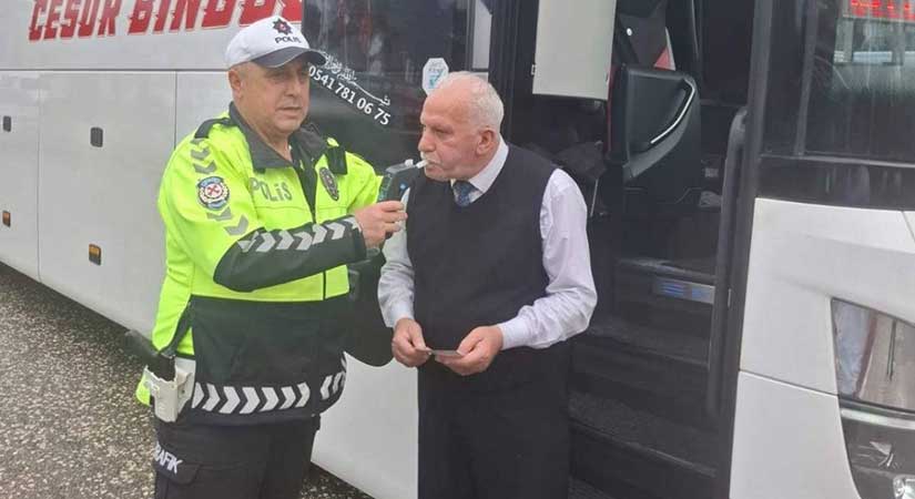 Bayram dönüşü otogar denetimi yapıldı