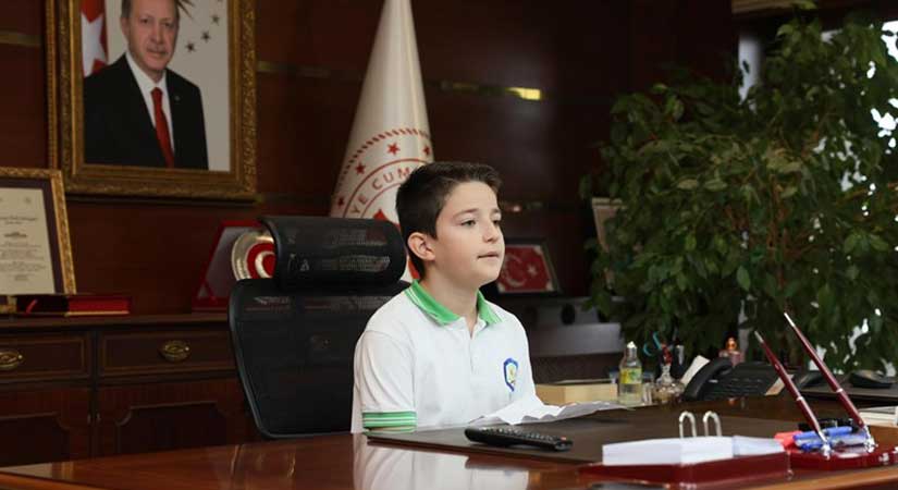 Giresun Valiliği’nde 23 Nisan’da temsili devir