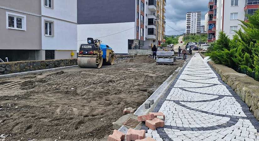 Yeni Mahalle’de kaldırımlar yenilendi