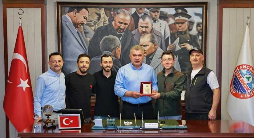 BBT üyelerinden Başkan Sıbıç’a ziyaret ve teşekkür